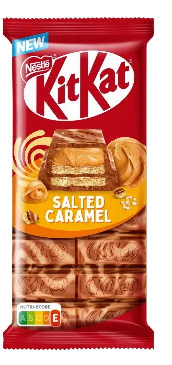 tablete caramelo salgado salted caramel kitkat
